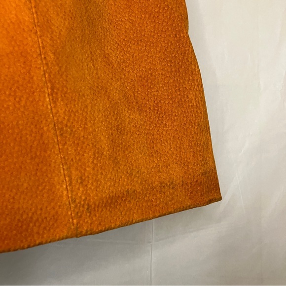 Chia Orange Womens Suede Mini Skirt Size 16 - Picture 9 of 14